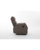 Πολυθρόνα Ανακλινόμενη ArteLibre RIGIL Με Λειτουργία Μασάζ Καφέ PU 75x87x102cm