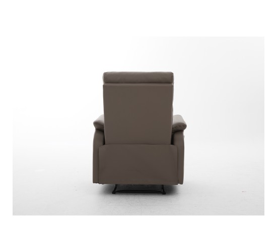 Πολυθρόνα Ανακλινόμενη ArteLibre RIGIL Με Λειτουργία Μασάζ Καφέ PU 75x87x102cm