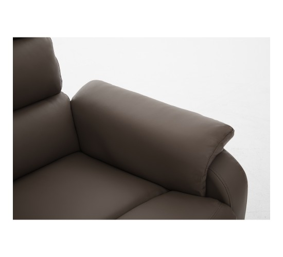 Πολυθρόνα Ανακλινόμενη ArteLibre RIGIL Με Λειτουργία Μασάζ Καφέ PU 75x87x102cm