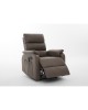 Πολυθρόνα Ανακλινόμενη ArteLibre RIGIL Με Λειτουργία Μασάζ Καφέ PU 75x87x102cm