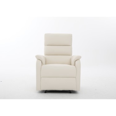 Πολυθρόνα Ανακλινόμενη ArteLibre RIGIL Με Λειτουργία Μασάζ Μπεζ PU 75x87x102cm