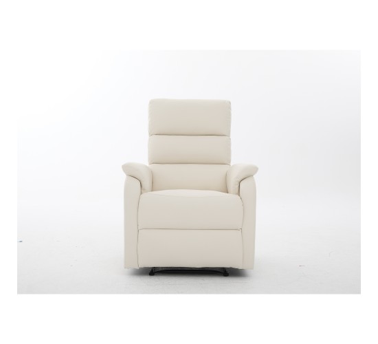 Πολυθρόνα Ανακλινόμενη ArteLibre RIGIL Με Λειτουργία Μασάζ Μπεζ PU 75x87x102cm