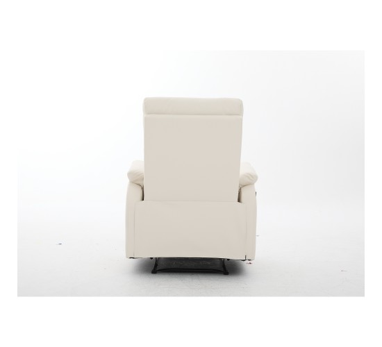 Πολυθρόνα Ανακλινόμενη ArteLibre RIGIL Με Λειτουργία Μασάζ Μπεζ PU 75x87x102cm