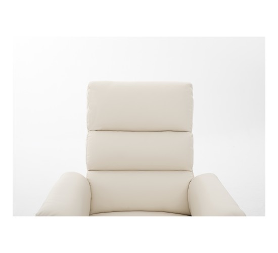 Πολυθρόνα Ανακλινόμενη ArteLibre RIGIL Με Λειτουργία Μασάζ Μπεζ PU 75x87x102cm