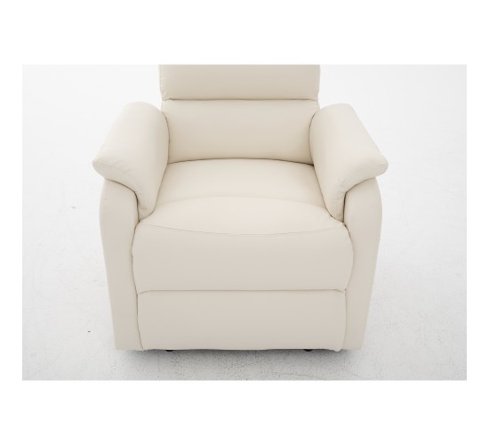 Πολυθρόνα Ανακλινόμενη ArteLibre RIGIL Με Λειτουργία Μασάζ Μπεζ PU 75x87x102cm