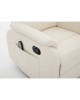 Πολυθρόνα Ανακλινόμενη ArteLibre RIGIL Με Λειτουργία Μασάζ Μπεζ PU 75x87x102cm
