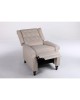 Πολυθρόνα Ανακλινόμενη ArteLibre ALNAIR Μπεζ Ύφασμα 78x85x104cm