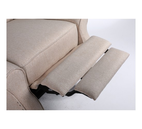 Πολυθρόνα Ανακλινόμενη ArteLibre ALNAIR Μπεζ Ύφασμα 78x85x104cm