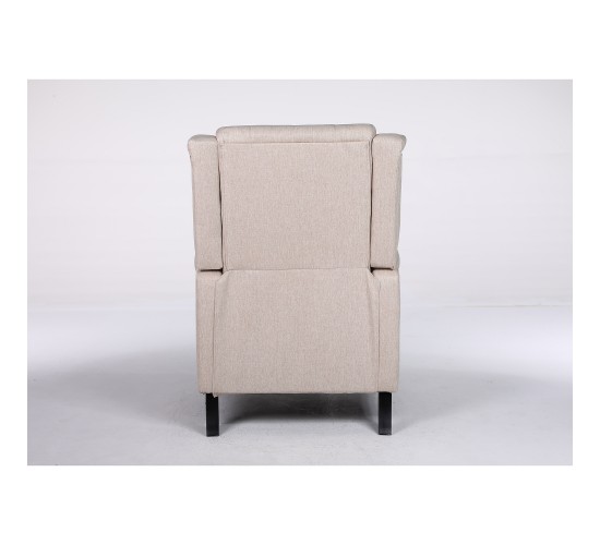 Πολυθρόνα Ανακλινόμενη ArteLibre ALNAIR Μπεζ Ύφασμα 78x85x104cm