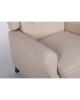 Πολυθρόνα Ανακλινόμενη ArteLibre ALNAIR Μπεζ Ύφασμα 78x85x104cm