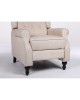 Πολυθρόνα Ανακλινόμενη ArteLibre ALNAIR Μπεζ Ύφασμα 78x85x104cm