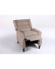 Πολυθρόνα Ανακλινόμενη ArteLibre ALNAIR Καφέ Ύφασμα 78x85x104cm