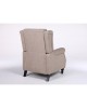 Πολυθρόνα Ανακλινόμενη ArteLibre ALNAIR Καφέ Ύφασμα 78x85x104cm