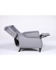 Πολυθρόνα Ανακλινόμενη ArteLibre ALNAIR Γκρι Βελούδο 78x85x104cm