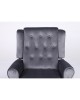 Πολυθρόνα Ανακλινόμενη ArteLibre ALNAIR Γκρι Βελούδο 78x85x104cm