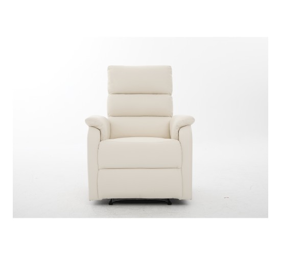 Πολυθρόνα Ανακλινόμενη ArteLibre TALITHA Μπεζ PU 79x97x101cm