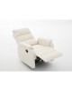 Πολυθρόνα Ανακλινόμενη ArteLibre TALITHA Μπεζ PU 79x97x101cm