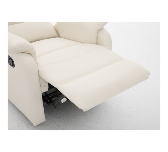 Πολυθρόνα Ανακλινόμενη ArteLibre TALITHA Μπεζ PU 79x97x101cm