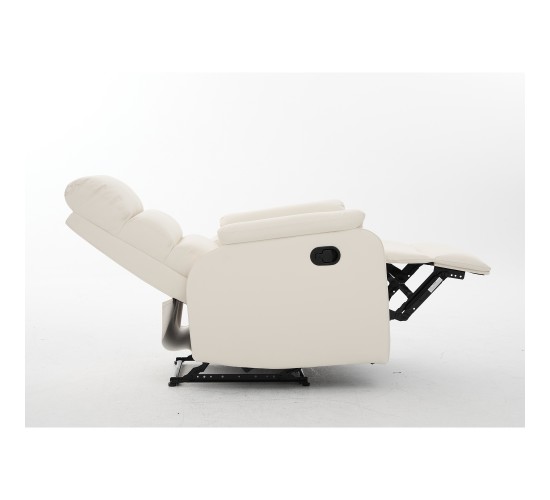 Πολυθρόνα Ανακλινόμενη ArteLibre TALITHA Μπεζ PU 79x97x101cm