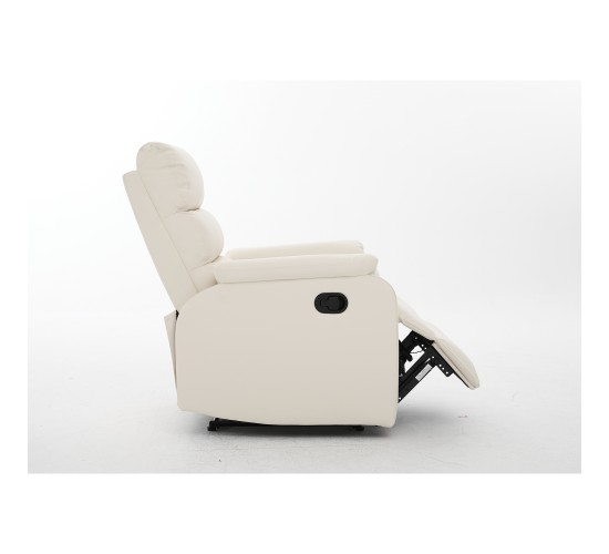 Πολυθρόνα Ανακλινόμενη ArteLibre TALITHA Μπεζ PU 79x97x101cm