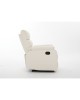 Πολυθρόνα Ανακλινόμενη ArteLibre TALITHA Μπεζ PU 79x97x101cm