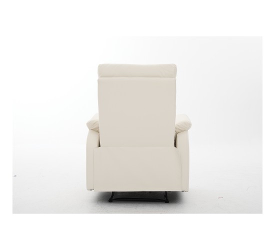 Πολυθρόνα Ανακλινόμενη ArteLibre TALITHA Μπεζ PU 79x97x101cm