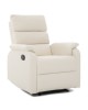 Πολυθρόνα Ανακλινόμενη ArteLibre TALITHA Μπεζ PU 79x97x101cm
