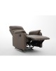 Πολυθρόνα Ανακλινόμενη ArteLibre TALITHA Καφέ PU 79x97x101cm