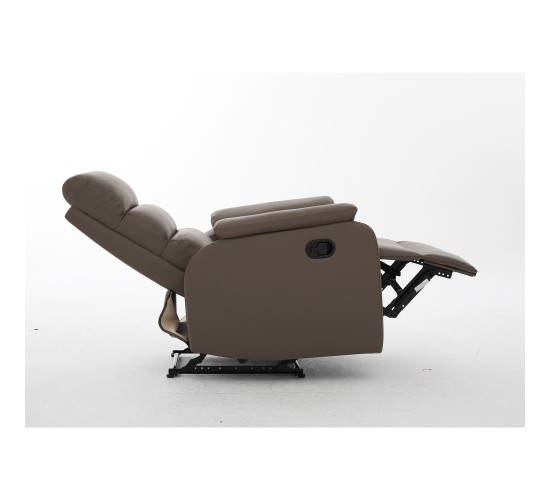 Πολυθρόνα Ανακλινόμενη ArteLibre TALITHA Καφέ PU 79x97x101cm