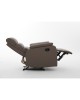 Πολυθρόνα Ανακλινόμενη ArteLibre TALITHA Καφέ PU 79x97x101cm