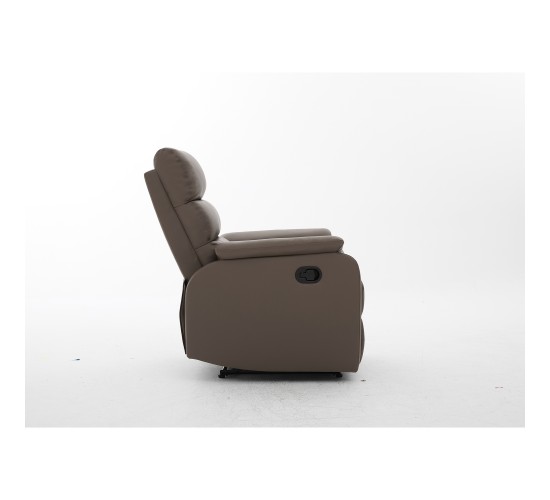 Πολυθρόνα Ανακλινόμενη ArteLibre TALITHA Καφέ PU 79x97x101cm