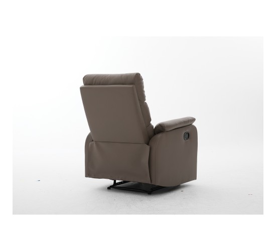 Πολυθρόνα Ανακλινόμενη ArteLibre TALITHA Καφέ PU 79x97x101cm