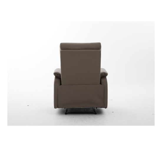 Πολυθρόνα Ανακλινόμενη ArteLibre TALITHA Καφέ PU 79x97x101cm