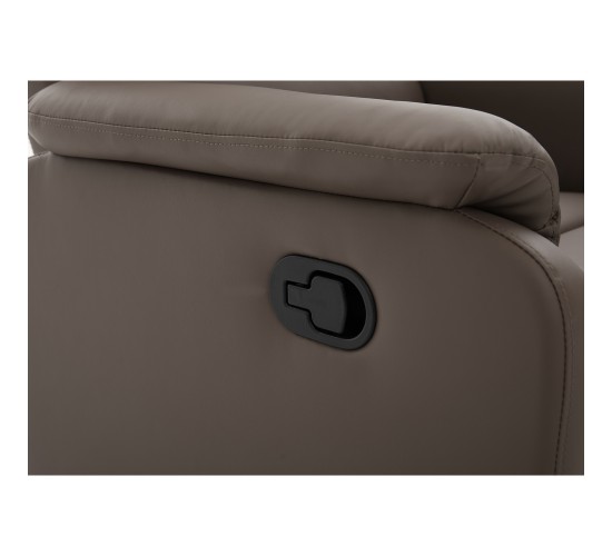 Πολυθρόνα Ανακλινόμενη ArteLibre TALITHA Καφέ PU 79x97x101cm