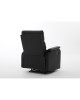 Πολυθρόνα Ανακλινόμενη ArteLibre TALITHA Μαύρο PU 79x97x101cm
