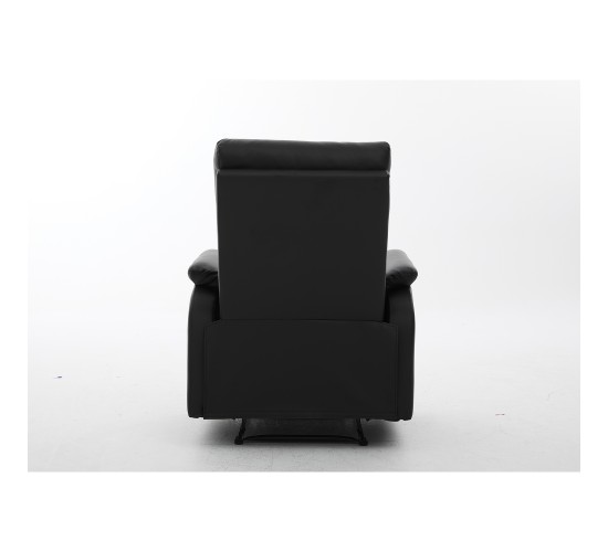 Πολυθρόνα Ανακλινόμενη ArteLibre TALITHA Μαύρο PU 79x97x101cm