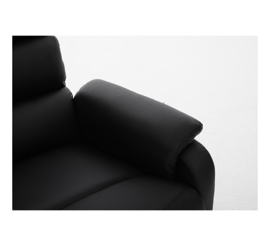 Πολυθρόνα Ανακλινόμενη ArteLibre TALITHA Μαύρο PU 79x97x101cm