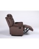 Πολυθρόνα Ανακλινόμενη ArteLibre NASHIRA Καφέ Βελούδο 88x90x99cm