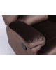 Πολυθρόνα Ανακλινόμενη ArteLibre NASHIRA Καφέ Βελούδο 88x90x99cm