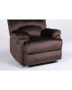 Πολυθρόνα Ανακλινόμενη ArteLibre NASHIRA Καφέ Βελούδο 88x90x99cm