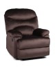 Πολυθρόνα Ανακλινόμενη ArteLibre NASHIRA Καφέ Βελούδο 88x90x99cm