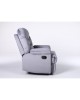 Πολυθρόνα Ανακλινόμενη ArteLibre NASHIRA Γκρι Βελούδο 88x90x99cm
