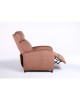 Πολυθρόνα Ανακλινόμενη ArteLibre TUREIS Καφέ Βελούδο 68x86x99cm