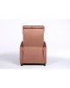 Πολυθρόνα Ανακλινόμενη ArteLibre TUREIS Καφέ Βελούδο 68x86x99cm