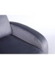 Πολυθρόνα Ανακλινόμενη ArteLibre TUREIS Γκρι Βελούδο 68x86x99cm