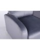 Πολυθρόνα Ανακλινόμενη ArteLibre TUREIS Γκρι Βελούδο 68x86x99cm