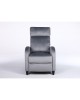 Πολυθρόνα Ανακλινόμενη ArteLibre ATRIA Γκρι Βελούδο 67.5x90x104cm