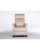 Πολυθρόνα Ανακλινόμενη ArteLibre ATRIA Εκρού Βελούδο 67.5x90x104cm
