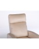 Πολυθρόνα Ανακλινόμενη ArteLibre ATRIA Εκρού Βελούδο 67.5x90x104cm