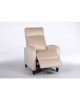 Πολυθρόνα Ανακλινόμενη ArteLibre ATRIA Εκρού Βελούδο 67.5x90x104cm